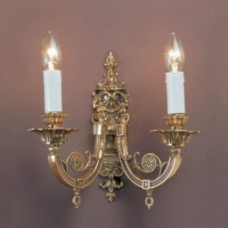 Luminosa Lighting Luminosa Chelsea Polished Brass Candle Wall Lamp - thumbnail 1