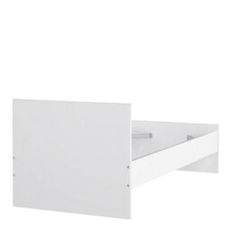 Furniture To Go Naia Single Bed 3Ft (90 X 190) In White High Gloss (W) 96 X  (H) 80 X (D) 196.6Cm - thumbnail 7