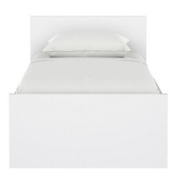Furniture To Go Naia Single Bed 3Ft (90 X 190) In White High Gloss (W) 96 X  (H) 80 X (D) 196.6Cm - thumbnail 3