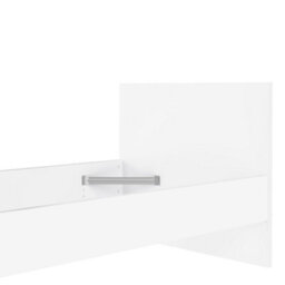 Furniture To Go Naia Single Bed 3Ft (90 X 190) In White High Gloss (W) 96 X  (H) 80 X (D) 196.6Cm - thumbnail 9