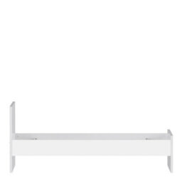 Furniture To Go Naia Single Bed 3Ft (90 X 190) In White High Gloss (W) 96 X  (H) 80 X (D) 196.6Cm - thumbnail 8