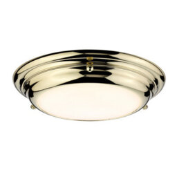 Luminosa Lighting Elstead Welland 1 Light Mini Led Flush Light - Polished Brass