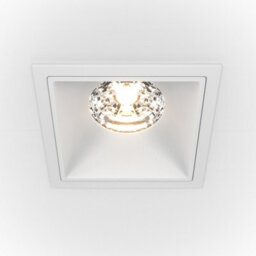 Luminosa Lighting Luminosa Maytoni Alfa Led Square Dimmable Recessed Downlight White, 1150Lm, 3000K - thumbnail 1