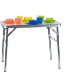 Aluminium Folding Camping Table Picnic Portable Adjustable Party Bbq Outdoor - thumbnail 4