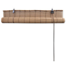 Berkfield Roller Blind Bamboo 150X160 Cm Brown - thumbnail 3