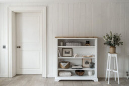Statement Furniture Florence White Bookcase With Adjustable Shelves, Fully Assembled Bookshelf - thumbnail 5