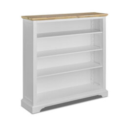Statement Furniture Florence White Bookcase With Adjustable Shelves, Fully Assembled Bookshelf - thumbnail 2
