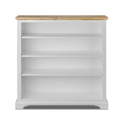 Statement Furniture Florence White Bookcase With Adjustable Shelves, Fully Assembled Bookshelf - thumbnail 4
