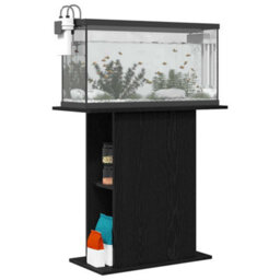 Walplus Black Oak Aquarium Stand 75X36X72.5 Cm Engineered Wood Fish Tank Cabinet - thumbnail 4