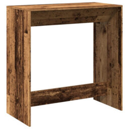Berkfield Bar Table Old Wood 102X50X103.5 Cm Engineered Wood - thumbnail 6