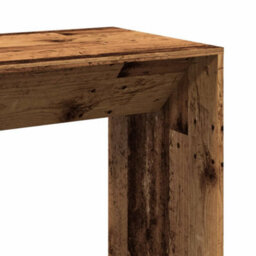 Berkfield Bar Table Old Wood 102X50X103.5 Cm Engineered Wood - thumbnail 7