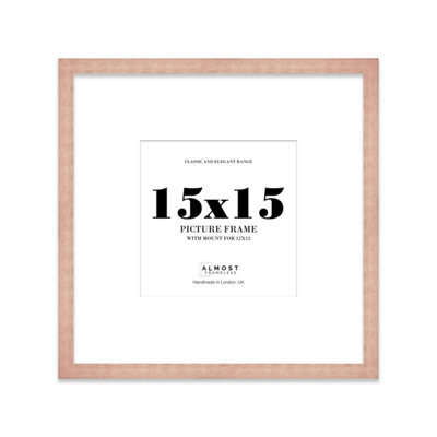 "15X15"" Bronze Picture Frame - 15X15"" Square Frame With 12X12"" Mount For 15X15""/12X12"" Pictures Art Deco Style Room Decor, 1 Pack" - image 1