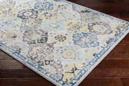 Livabliss Harput-Vintage Orange Blue Beige Grey Traditional Boho Living Dining Bedroom Rug 160 X 220 Cm Easy Care, Non Shedding - thumbnail 6