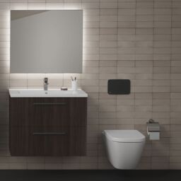 Ideal Standard I.life S Tall Matt Coffee Brown Oak Effect Single Wall-Mounted Bathroom Cabinet (H)120Cm (W)40Cm - thumbnail 7