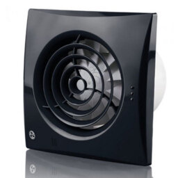 "Blauberg Calm Low Noise Energy Efficient Bathroom Utility Room Extractor Fan 125mm 5"" - Calm Black 125"
