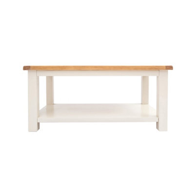Cabinet Bits Maggiori Off White Coffee Table With Shelf - image 1