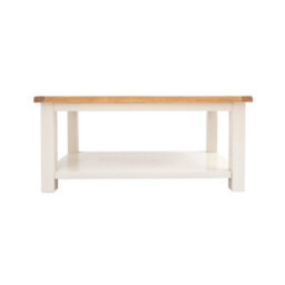 Cabinet Bits Maggiori Off White Coffee Table With Shelf - thumbnail 1