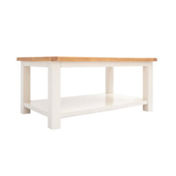 Cabinet Bits Maggiori Off White Coffee Table With Shelf - thumbnail 2