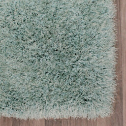 Duckegg Plain Shaggy Sparkle Handmade Easy To Clean Rug For Living Room And Bedroom-180Cm X 270Cm - thumbnail 4