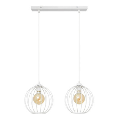 Luminosa Lighting Luminosa Mercure Straight Bar Pendant Ceiling Light White 50Cm - image 1