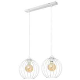 Luminosa Lighting Luminosa Mercure Straight Bar Pendant Ceiling Light White 50Cm - thumbnail 2