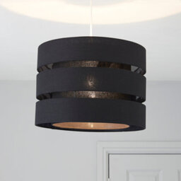 Trio Black Pendant Cylinder Light Shade (D)35Cm - thumbnail 1