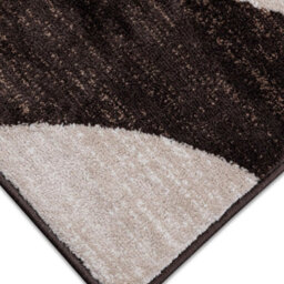Living Room Rug Modern Abstract Wave Design Soft Pile Carpet For Bedroom Hallway Brown 200X290 Cm - thumbnail 4
