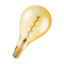 Osram Vintage 1906 Edison 28 Filament Big Grape Dim Lamp 4W 820 Gold E27 4 Pack - thumbnail 2