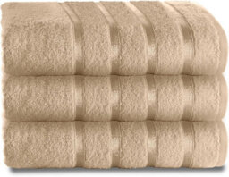 Gc Gaveno Cavailia 3 Piece Kensington Bath Sheet 80X140 Natural 500 Gsm Quick Dry & Water Absorbent Towel - thumbnail 1