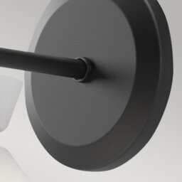 Luminosa Lighting Elstead Alora Mood Halston Dome Wall Lamp Contemporary Matt Black 1X E14 - thumbnail 5