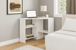 Decorotika Alison Corner Computer Desk White - thumbnail 6