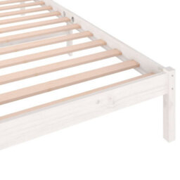Berkfield Day Bed Solid Wood Pine 90X200 Cm White - thumbnail 6