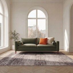 Loomed Neutral Beige Tonal Abstract Machine Washable Soft Pile Area Rug 160Cm X 230Cm - thumbnail 4