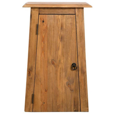 Berkfield Durable Bathroom Wall Cabinet Solid Recycled Pinewood 42X23X70 Cm - image 1