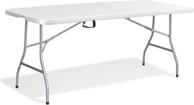 Large 6Ft (1.8M) Folding Table - Portable, Waterproof & Sturdy For Indoor & Outdoor Use - image 1