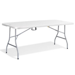 Large 6Ft (1.8M) Folding Table - Portable, Waterproof & Sturdy For Indoor & Outdoor Use - thumbnail 3