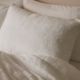 Ohs Teddy Duvet Cover With Pillow Case Bedding Set, White - Superking - thumbnail 5