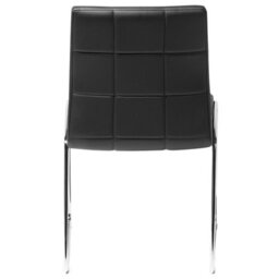 Beliani Set Of 2 Dining Chairs Kiron Faux Leather Black - thumbnail 7
