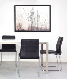 Beliani Set Of 2 Dining Chairs Kiron Faux Leather Black - thumbnail 2