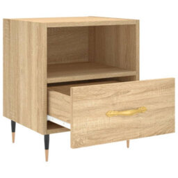 Berkfield Bedside Cabinets 2 Pcs Sonoma Oak 40X35X47.5 Cm Engineered Wood - thumbnail 7