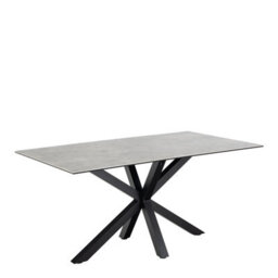 Furniture To Go Heaven Dining Table In Ceramic Grey (L) 160Cm Seats Up To 6