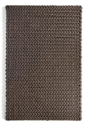Urbane Chocolate Thick Pile Braided Wool Rug By Rug Guru-160Cm X 230Cm - thumbnail 4
