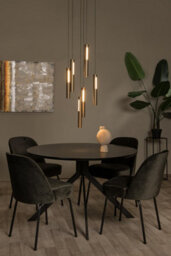 Lucide Premium Griffith Pendant Light Diameter 38Cm Led Dim. Cct 6X6W 2700K/4000K - Bronze - thumbnail 4