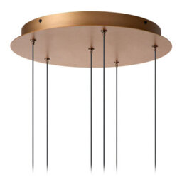 Lucide Premium Griffith Pendant Light Diameter 38Cm Led Dim. Cct 6X6W 2700K/4000K - Bronze - thumbnail 7