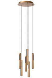 Lucide Premium Griffith Pendant Light Diameter 38Cm Led Dim. Cct 6X6W 2700K/4000K - Bronze - thumbnail 3