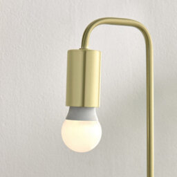 Furniturebox Uk Lola Brass Industrial Table Desk Lamp - thumbnail 3