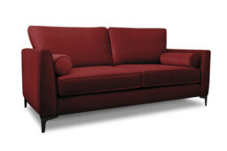 Modern Home Zara 3 Seater And Lovechair Set Oxblood - thumbnail 3