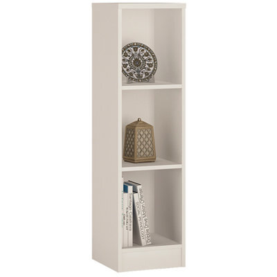 Furniture To Go 4 You Medium Narrow Bookcase In Pearl White - image 1