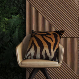 Warren Reed Designer Tiger Skin Print Outdoor Cushion 45Cm X 45Cm - thumbnail 2