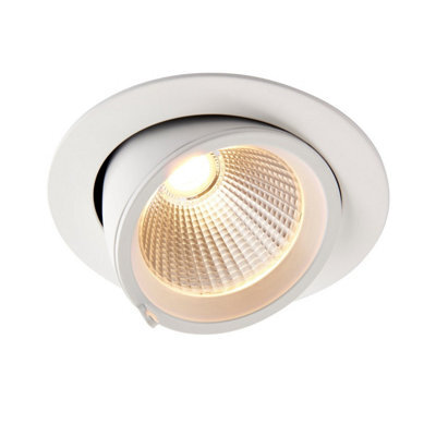 Luminosa Lighting Luminosa Axial Cct 30W Round 30W Recessed Downlight Matt White Paint - image 1